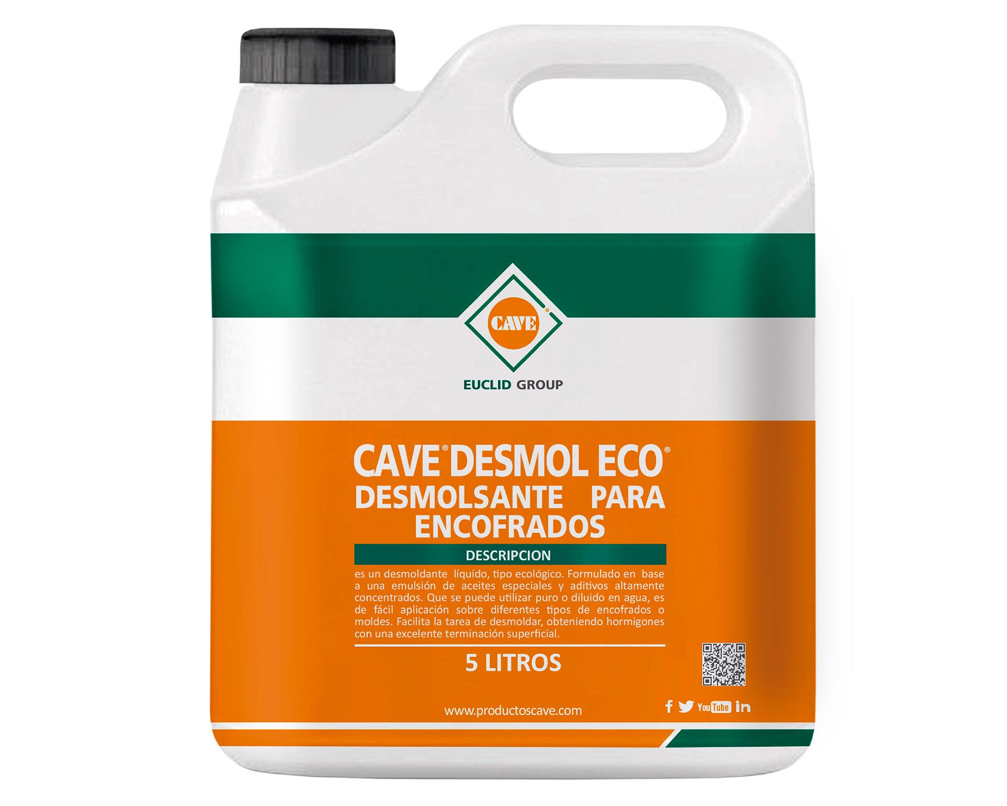 Desmoldante madera 5 lts cave desmol cave