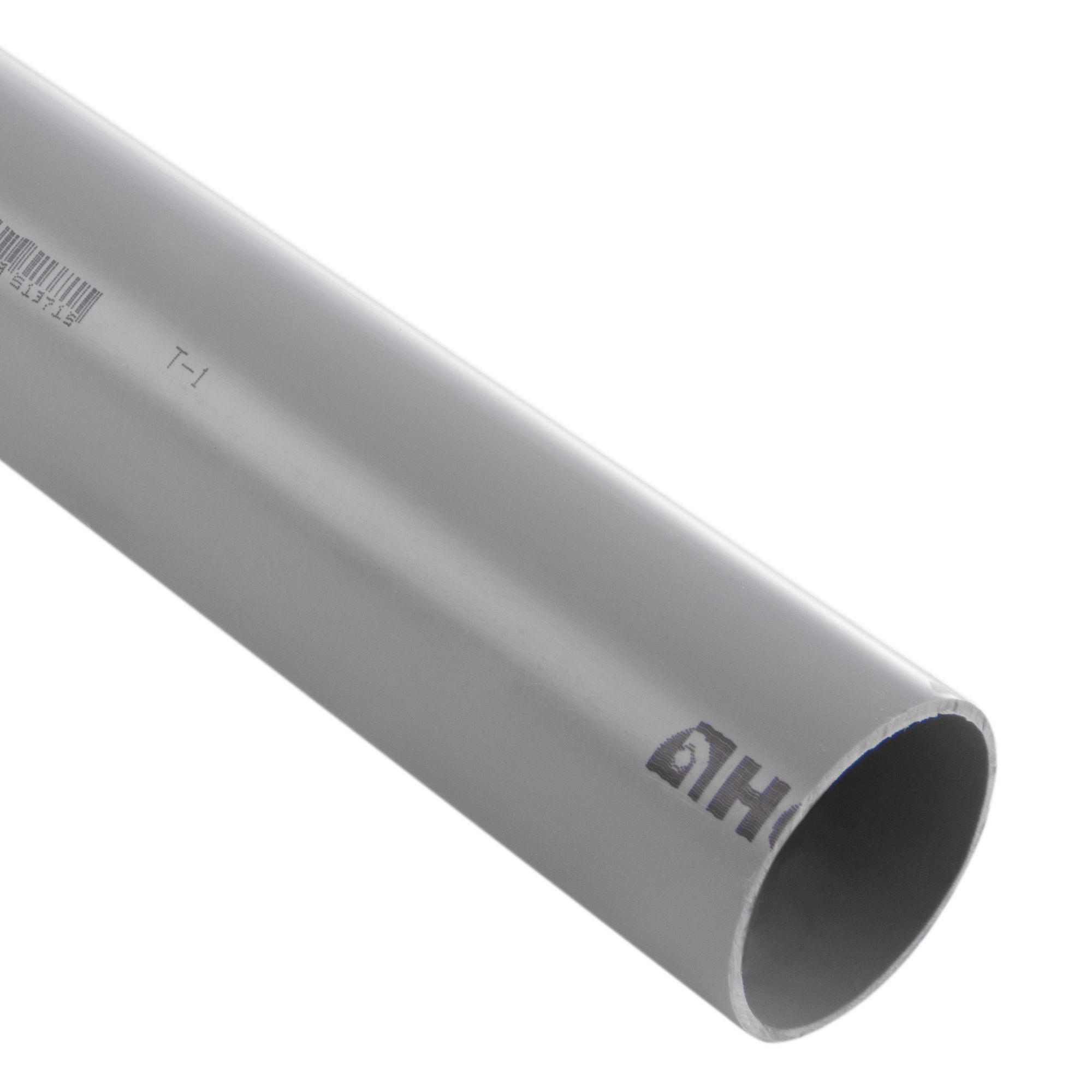 Tubo sanitario 50 mm x1 m PVC