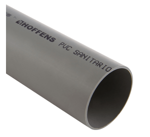 Tubo pvc sanitario 75 mm x 6 mt Hoffens