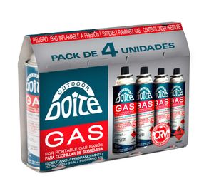 Cartucho gas 227 gr 4 unidades Doite