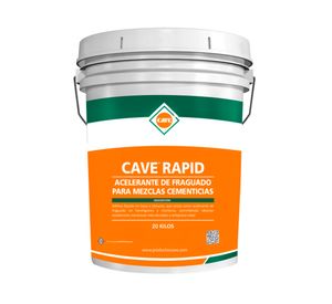 Acelerador de fraguado 20 lts para hormigón tradicional rapid Cave
