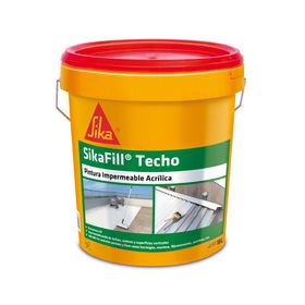 Pintura impermeabilizante 18 litros blanco Sikafill Techo Sika.
