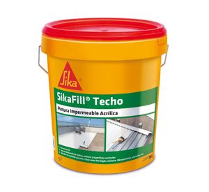 Pintura impermeabilizante 18 litros blanco Sikafill Techo Sika.
