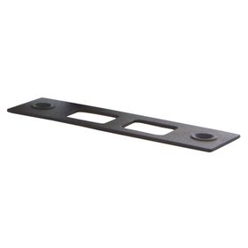 Cerrojo embutido simple 1074 negro Scanavini