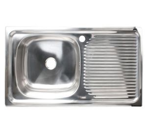 Lavaplatos empotrado 80x43.5 cm izquierda inox Splendid