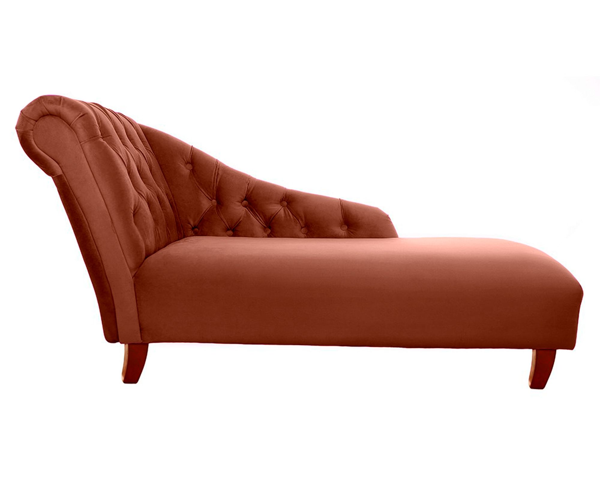 Barra Design Sofá 1 cuerpo Chaise Longue izquierdo felpa