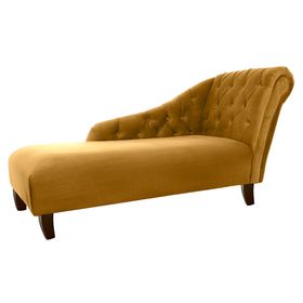 Sofá 1 cuerpo Chaise Longue derecho felpa