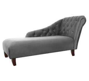 Sofá 1 cuerpo Chaise Longue derecho felpa