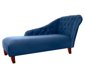Sofá 1 cuerpo Chaise Longue derecho felpa