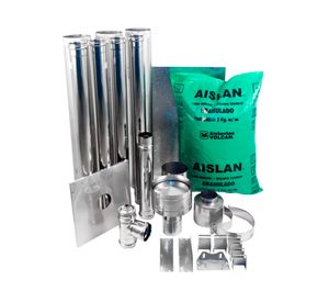 Kit de instalación pellet Horizontal 80 mm