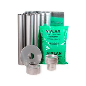 Kit de instalación base 6" Estufa a leña 4 m