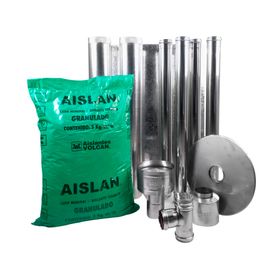 Kit de instalación pellet Interior vertical 80 mm