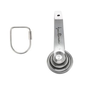 Cucharas de medición acero gris