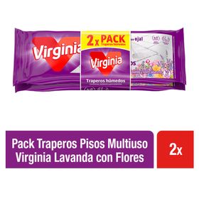 Trapero húmedo con ojal para pisos lavanda 2 un