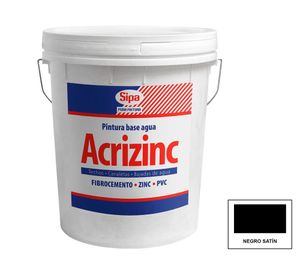 Pintura de techo negro satín 4 galones