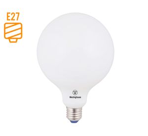 Ampolleta led 8W E27 luz cálida Milky G125