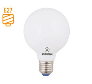Ampolleta led 8W E27 luz cálida Milky G95
