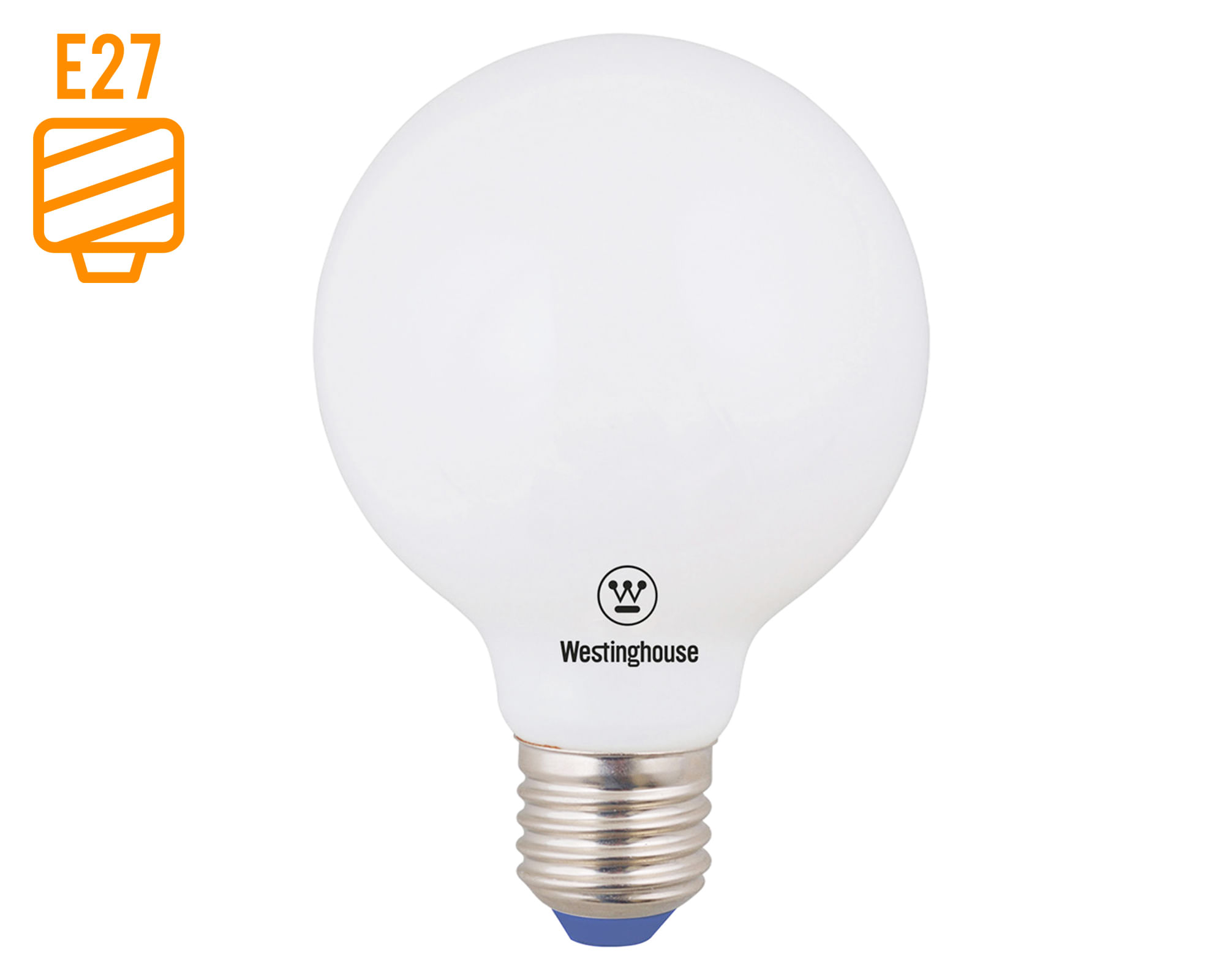 Ampolleta led 8W E27 luz cálida Milky G95