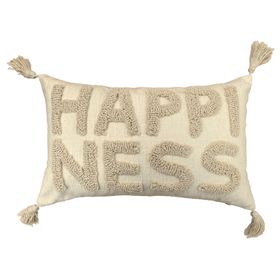 Cojín decorativo Tufted 30x50 cm