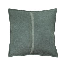 Cojín decorativo Deslavado verde 45x45 cm