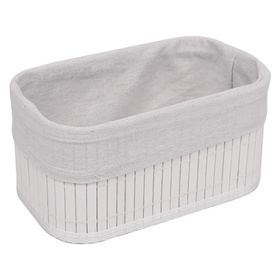 Canasto Bambú/tela S