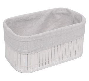 Canasto Bambú/tela S