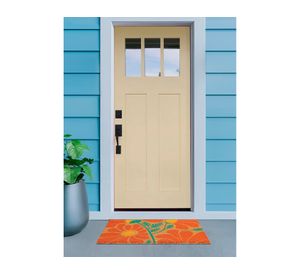 Limpiapiés Flores 45x75 cm