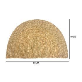 Limpiapiés Semicírculo 60x40 cm