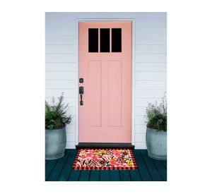 Limpiapiés Flores diseño 45x75 cm