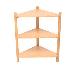 Repisa esquinera 3 niveles 60x33x33 cm