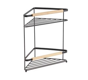 Organizador baño 2 pisos triangular
