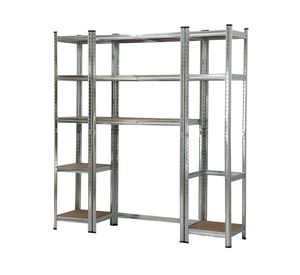 Repisa 180x90x40 cm + 2 repisas 180x40x40 cm