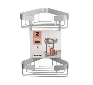 Organizador esquinero ducha satinado