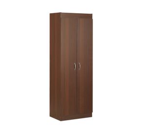 Clóset 2 puertas 1 repisa chocolate 175x60x39.5 cm