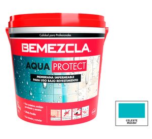 Impermeabilizante Aquapreotect tineta 15 kg celeste