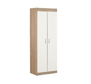 Clóset 2 puertas 2 repisa bicolor 175x60x39.5 cm