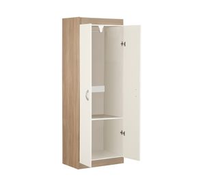 Clóset 2 puertas 2 repisa bicolor 175x60x39.5 cm
