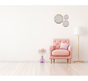 Espejo decorativo D2 dorado 3 piezas