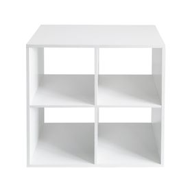 Cubo modular 4 Espacios blanco 66.2x66.2x30.2 cm