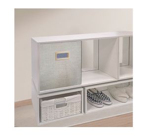 Estante modular Alto doble blanco 34.5x64.5x30.2 cm