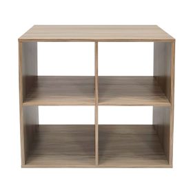 Cubo modular 4 Espacios natural 66.2x66.2x30.2 cm