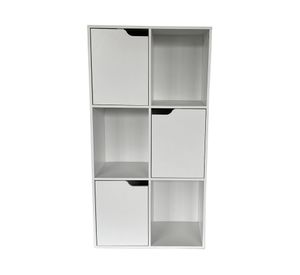 Estante 3 puertas Leo 116x70x35 cm