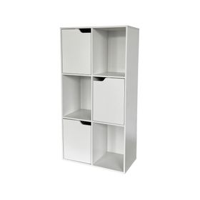 Estante 3 puertas Leo 116x70x35 cm