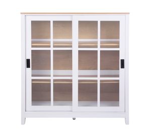 Buffet Carla blanco/natural 2 puertas