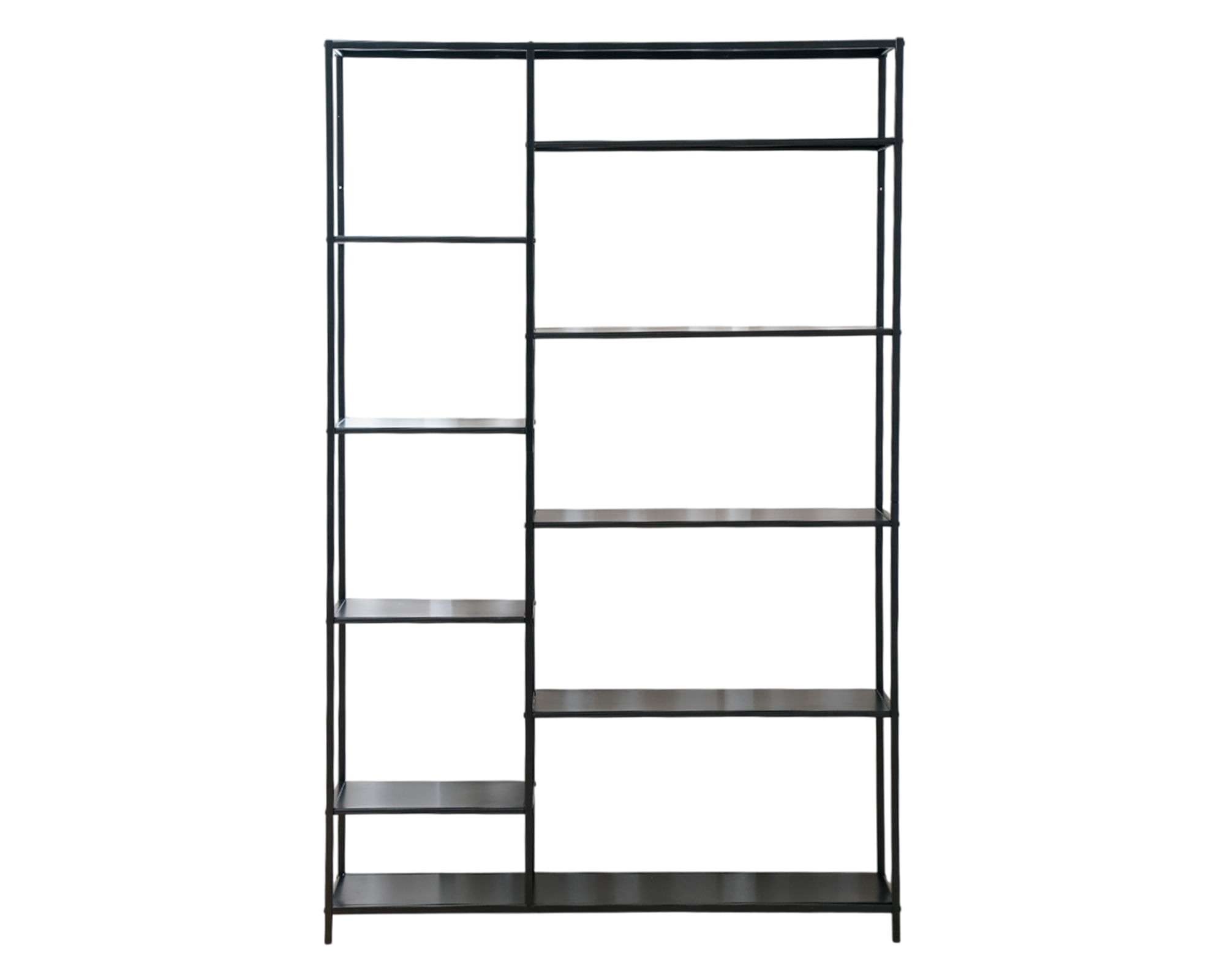 Repisa multiespacio Frida negro 188x120x30 cm