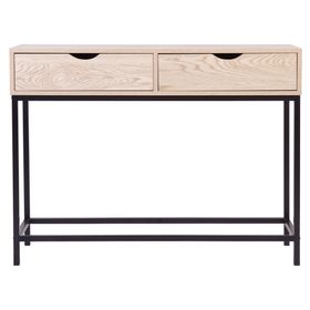 Mesa arrimo Oregón 75x100x30 cm natural