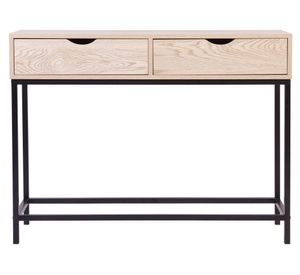 Mesa arrimo Oregón 75x100x30 cm natural