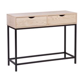 Mesa arrimo Oregón 75x100x30 cm natural