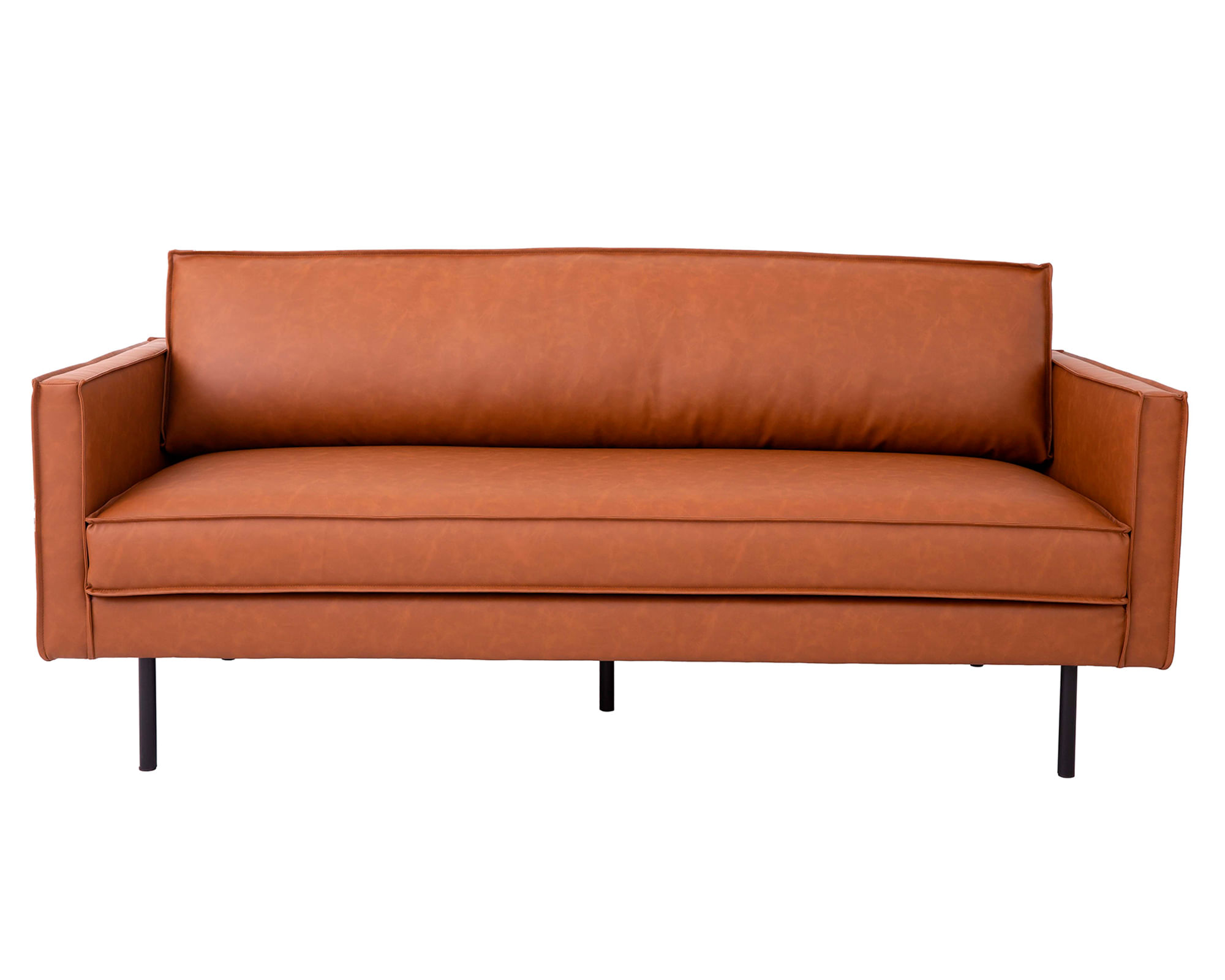 M+Design Sofá Elsa caramel 3 cuerpos