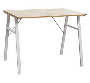 Escritorio Sienna blanco/natural 75x100x70 cm